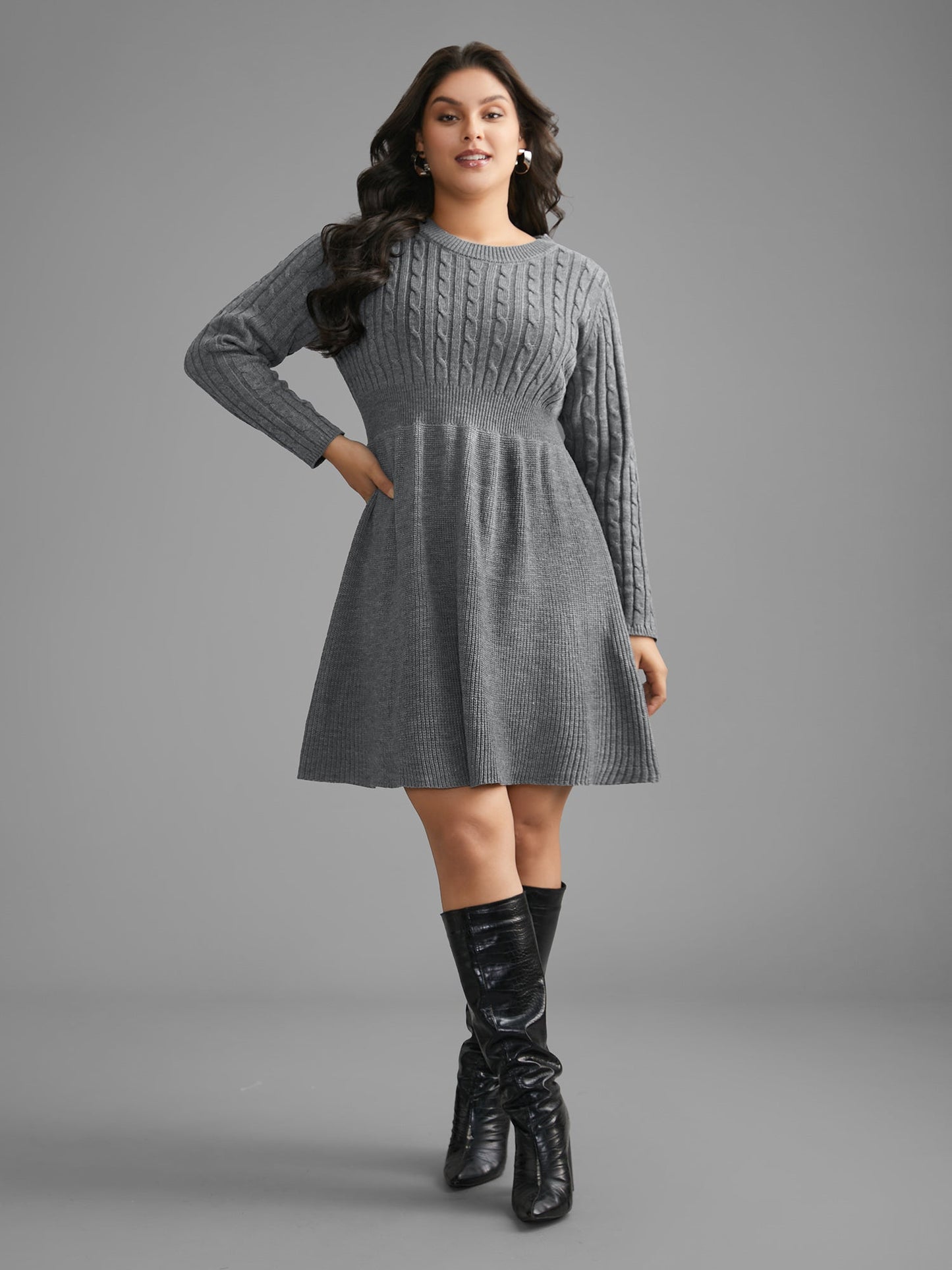 Malvina Knitted Midi Dress