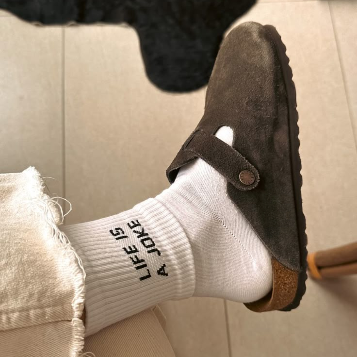 Gia | Suede Clog
