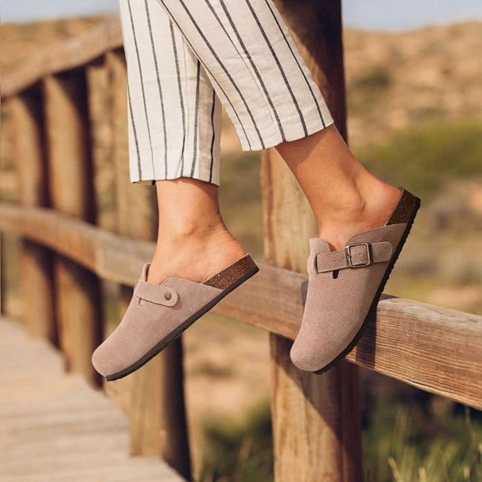 Gia | Suede Clog