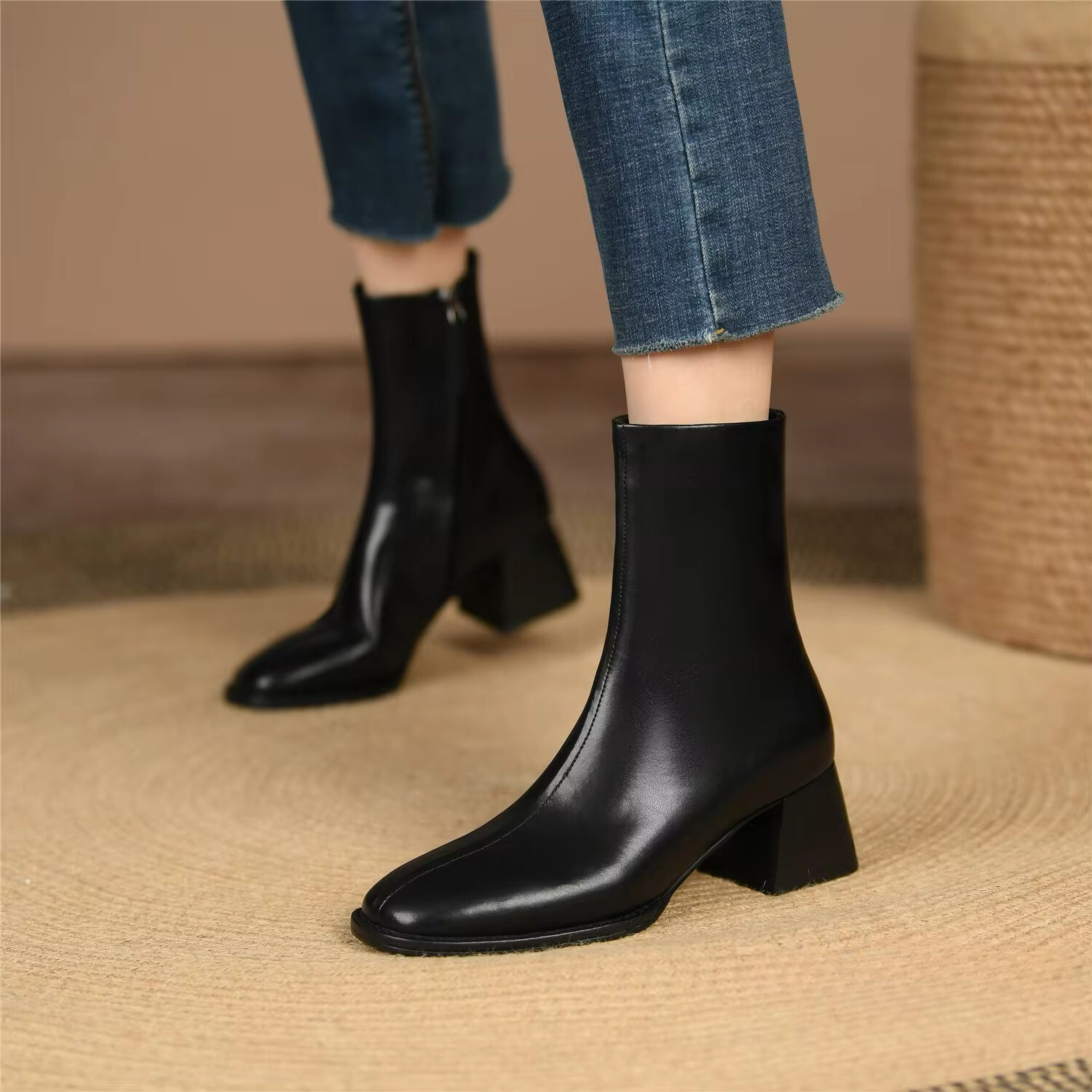 Sara Leather Boots