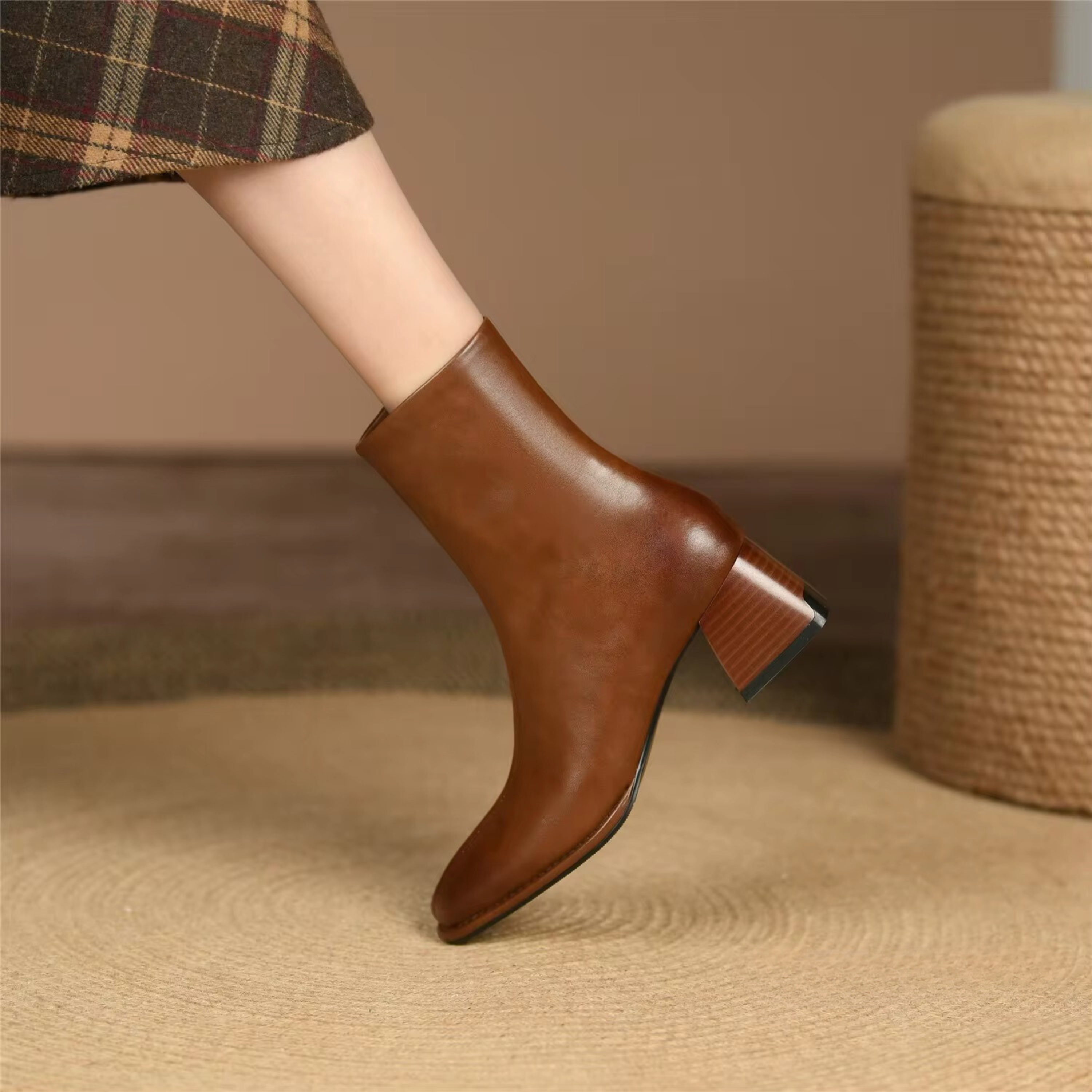 Sara Leather Boots