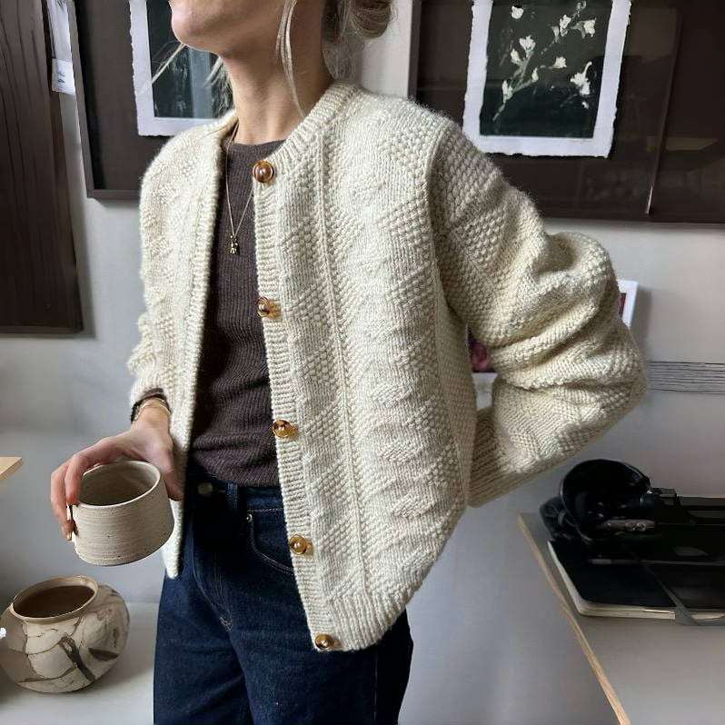 Lovis Plain Cardigan