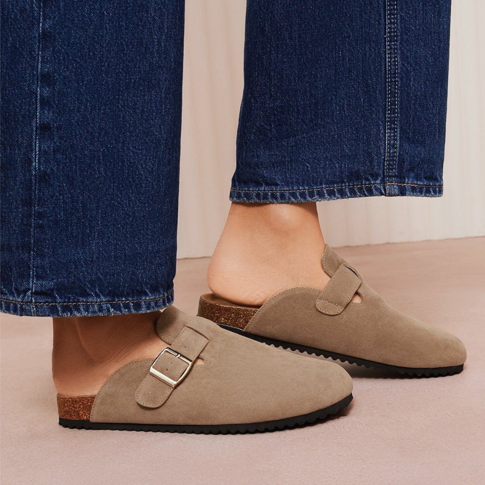 Gia | Suede Clog