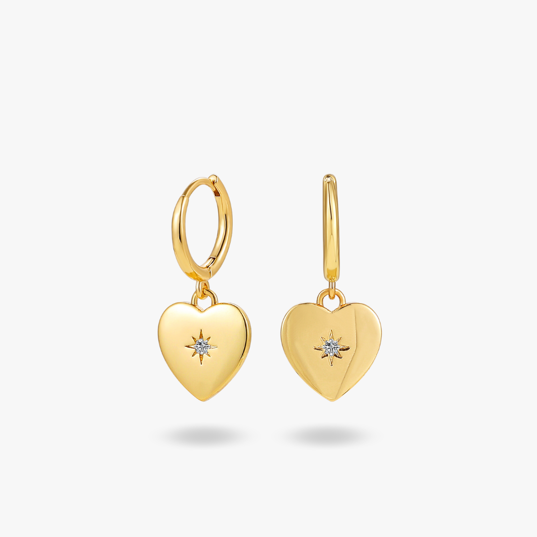 Olivia Heart Earrings