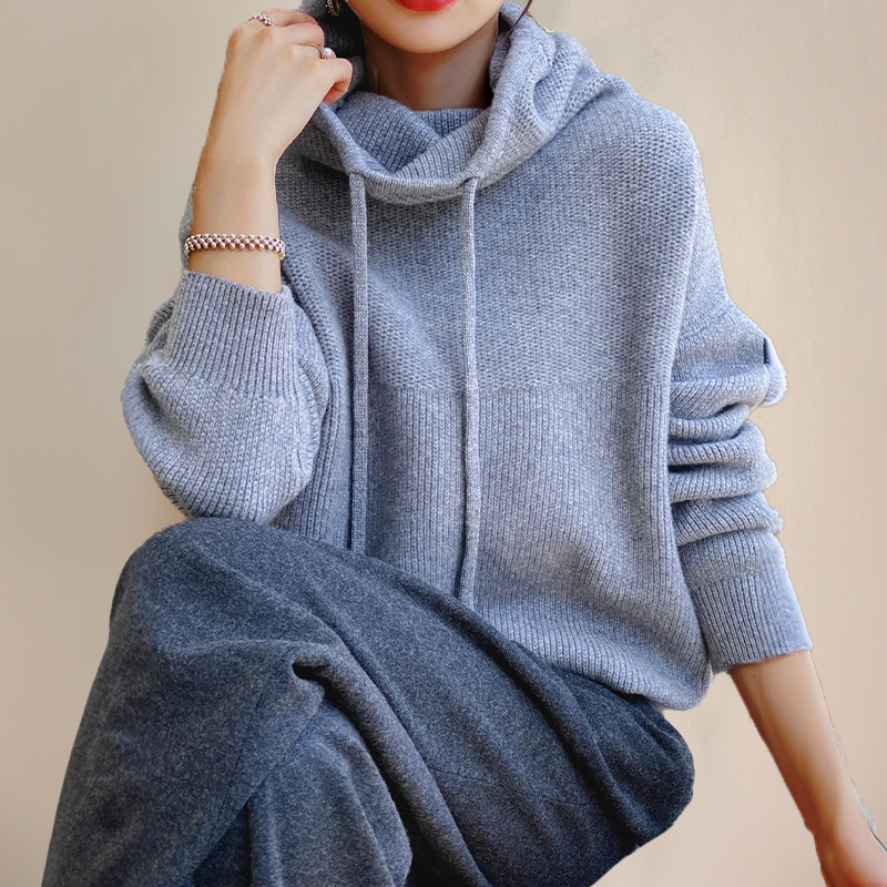 Helena Knitted Hoodie
