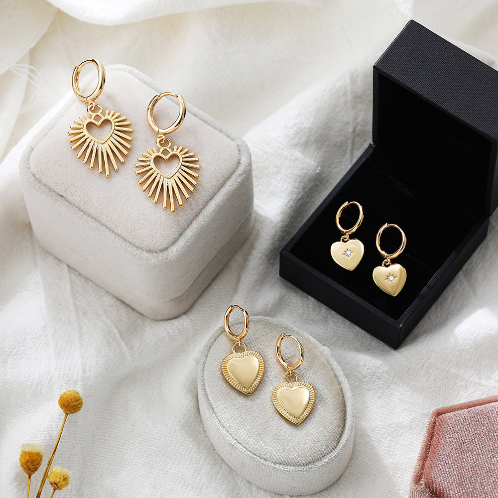 Olivia Heart Earrings