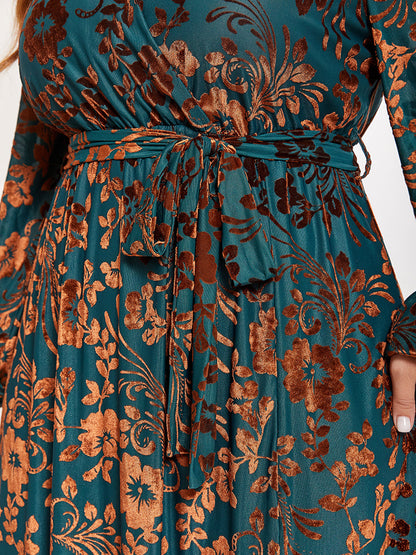 Alina Floral Print Maxi Dress