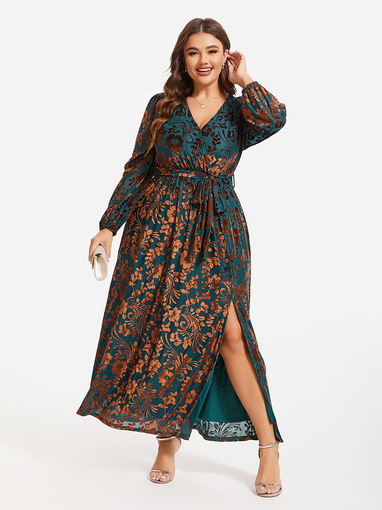 Alina Floral Print Maxi Dress