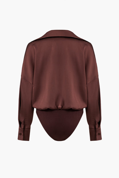 Kristina Satin Bodysuit