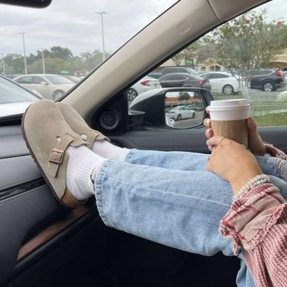 Gia | Suede Clog