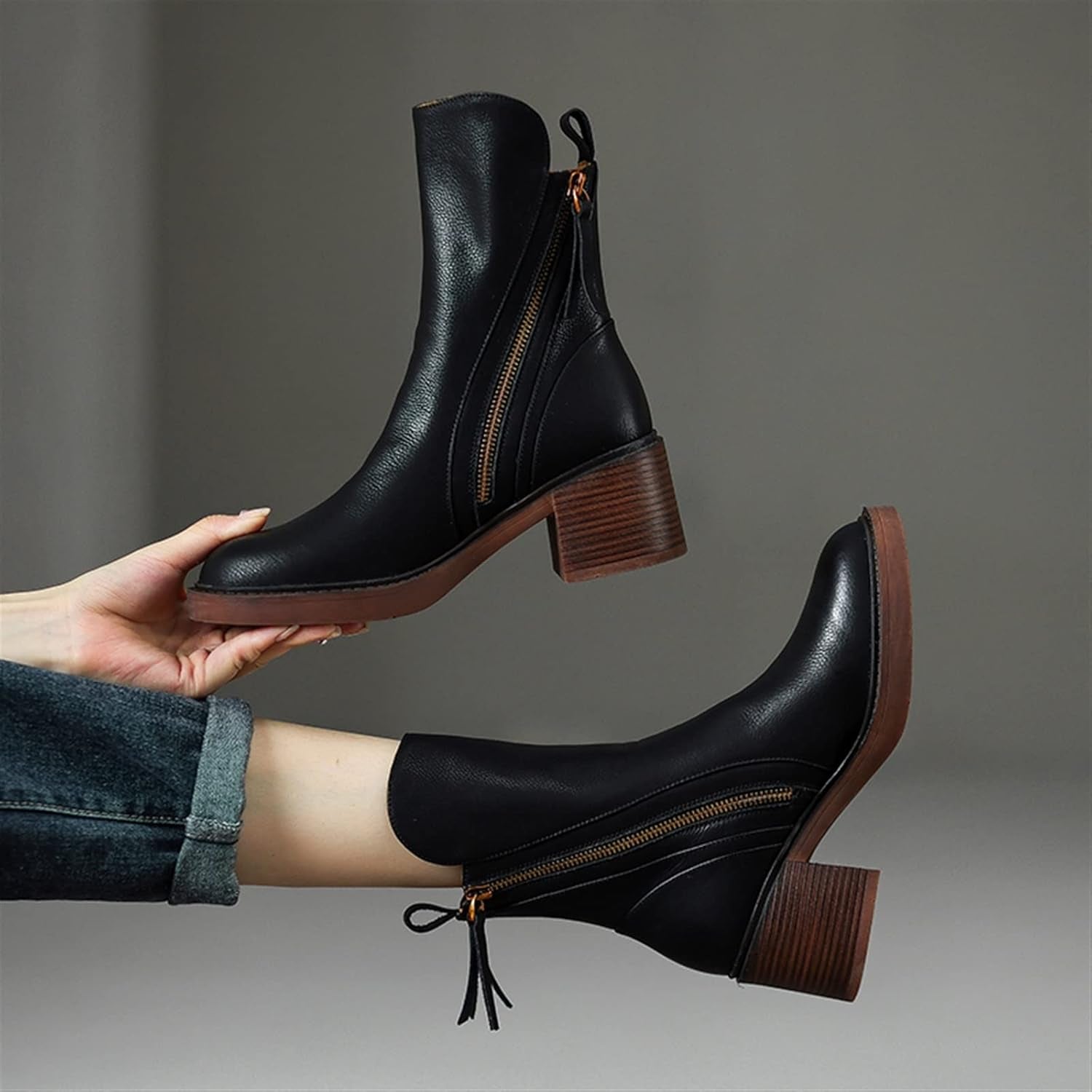 Bella Leather Boots