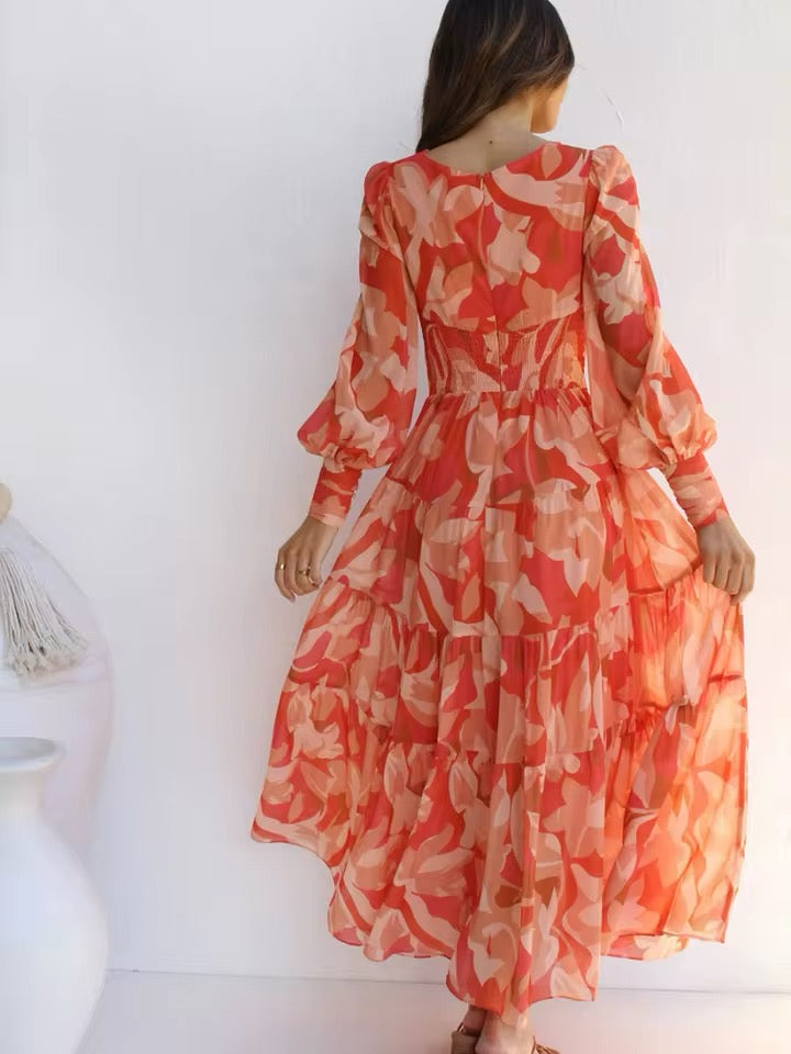 Theia Kaftan Dress