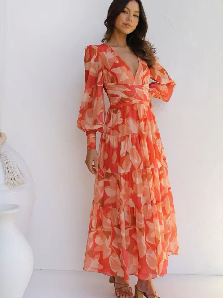 Theia Kaftan Dress