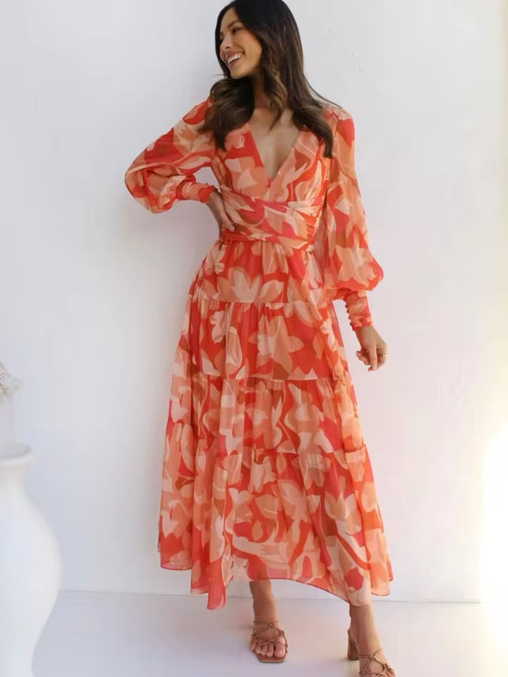 Theia Kaftan Dress