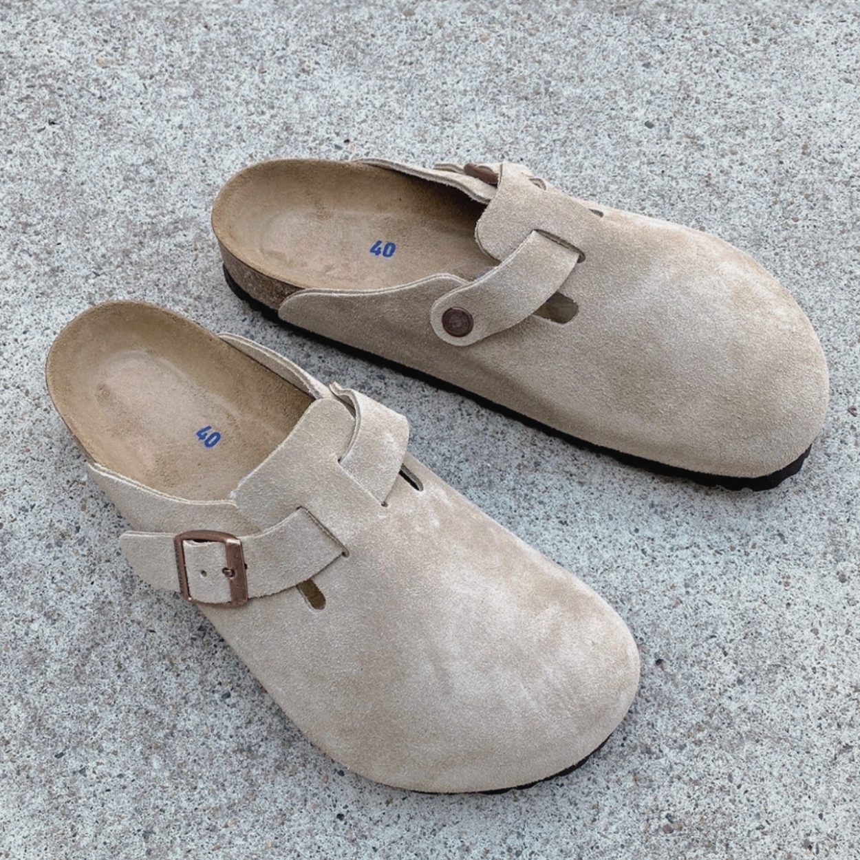 Gia | Suede Clog
