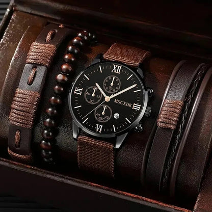 Phantom Watch Set with Leather Set