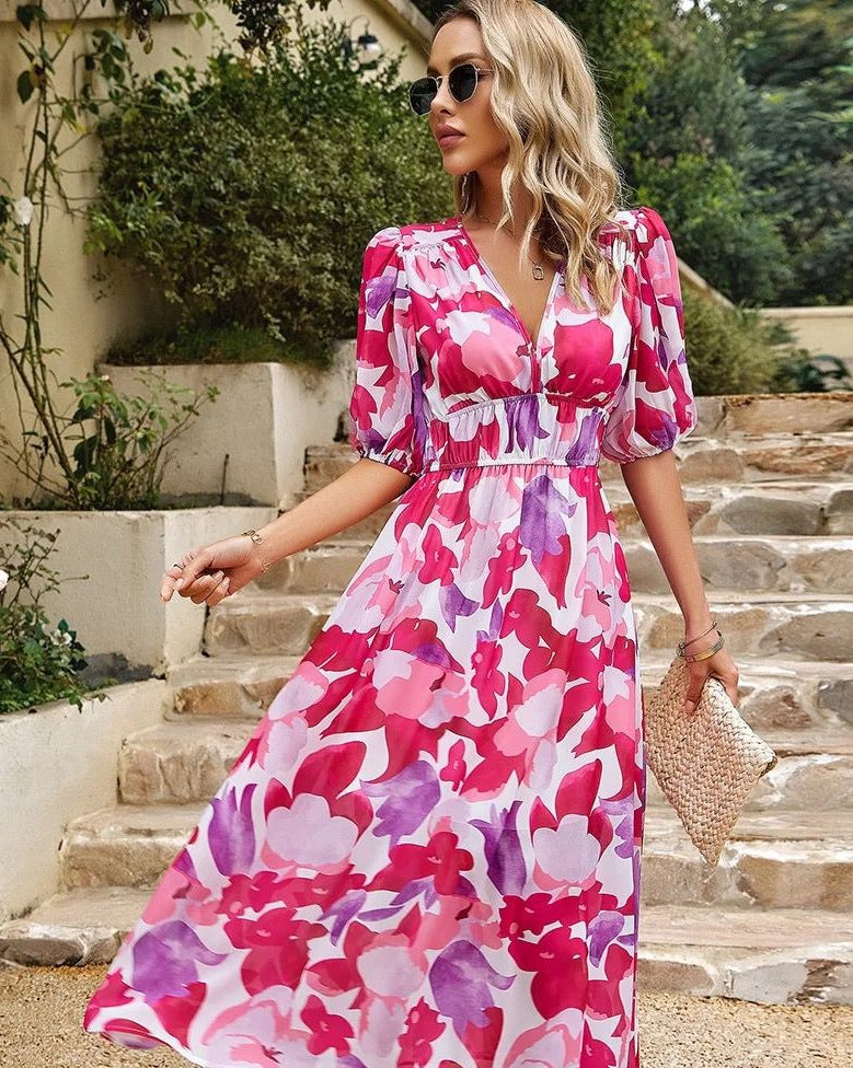 Plume Kaftan Dress