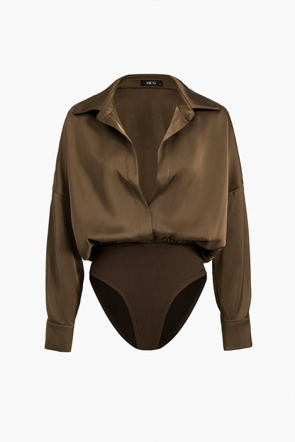 Kristina Satin Bodysuit