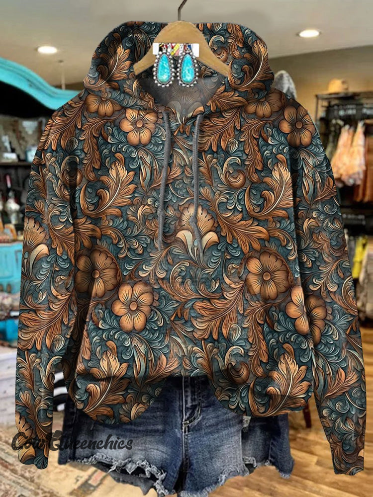 Amanda Flower Print Hoodie