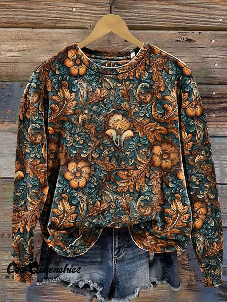 Amanda Flower Print Hoodie